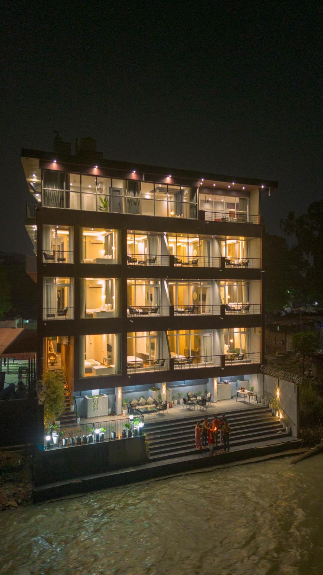 The Ganges Riverside Escape With A Private Ghat Haridwār Exterior photo
